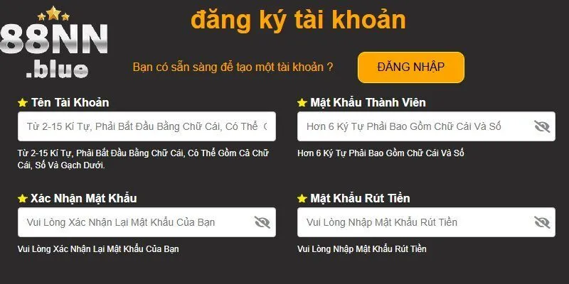 Cách đăng ký 88NN đơn giản và dễ hiểu 