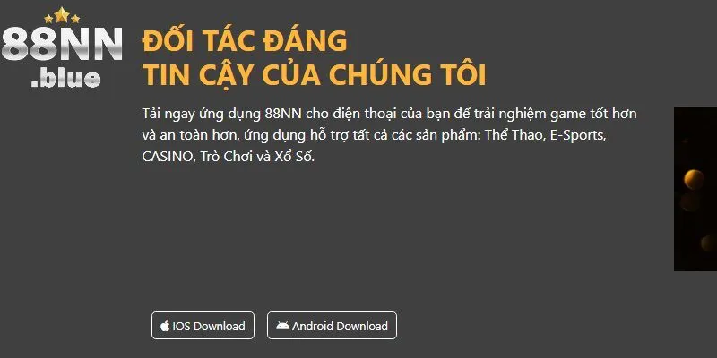 Hướng dẫn tải app 88NN trên Android Và IOS 