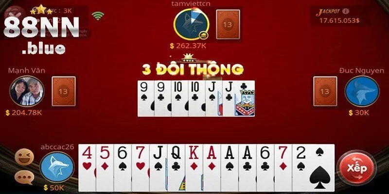 Luật chơi game Tiến Lên Miền Nam 88NN chi tiết 